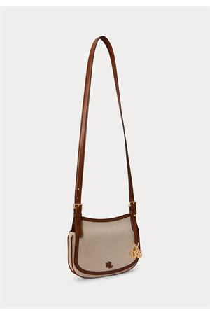 Marcy Crsbdy-Crossbody-Medium-Crs Dye Cvs/Ntrl Sm LAUREN RALPH LAUREN | Tracolla | 431P10512001